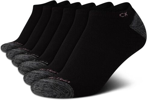 Calvin Klein Women's No Show Socks - 6 Pack Cushioned Comfort Athletic Performance Low Cut Socks for Women (Shoe Size: 4-10) in Saudi Arabia