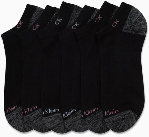 Calvin Klein Women's No Show Socks - 6 Pack Cushioned Comfort Athletic Performance Low Cut Socks for Women (Shoe Size: 4-10) in Saudi Arabia