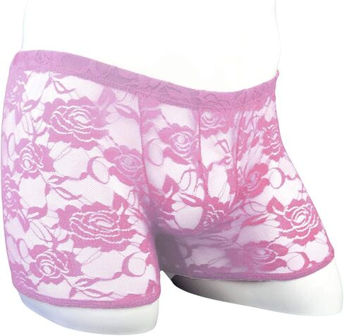 Transparent Lace Boxers Boxer Shorts Underwear for Sissy Boys in Saudi Arabia