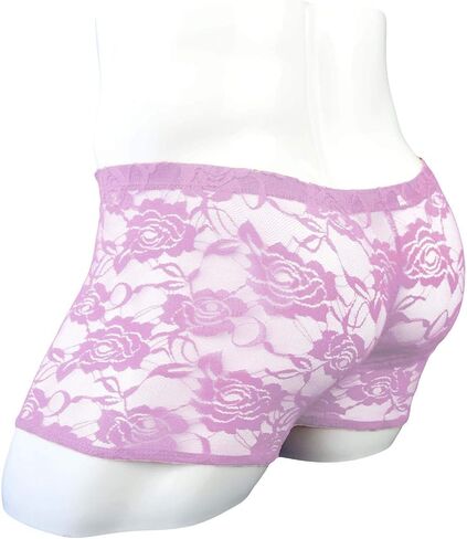 Transparent Lace Boxers Boxer Shorts Underwear for Sissy Boys in Saudi Arabia