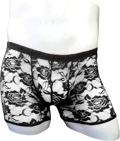 Transparent Lace Boxers Boxer Shorts Underwear for Sissy Boys in Saudi Arabia
