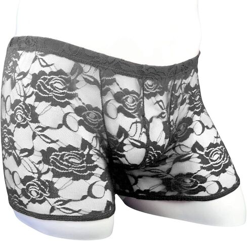 Transparent Lace Boxers Boxer Shorts Underwear for Sissy Boys in Saudi Arabia