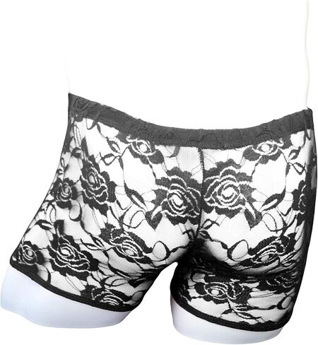 Transparent Lace Boxers Boxer Shorts Underwear for Sissy Boys in Saudi Arabia