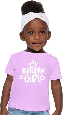 Birthday Girl - Toddler Outfits - Funny Girls Bday Party Tee Clothes Cute T Shirt Kids Clothes in Kuwait