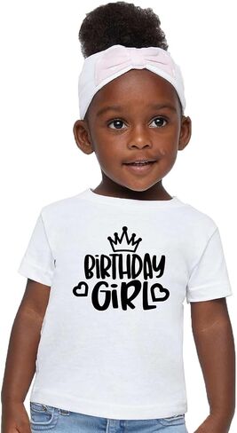 Birthday Girl - Toddler Outfits - Funny Girls Bday Party Tee Clothes Cute T Shirt Kids Clothes in Kuwait