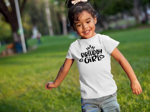 Birthday Girl - Toddler Outfits - Funny Girls Bday Party Tee Clothes Cute T Shirt Kids Clothes in Kuwait