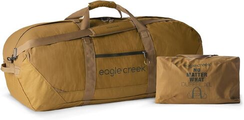 حقيبة إيجل كريك لا يهم ما هي حقيبة دفل للسفر - متينة ومقاومة للماء، مع حزام كتف قابل للإزالة، وأشرطة ضغط، وحقيبة تخزين in Kuwait