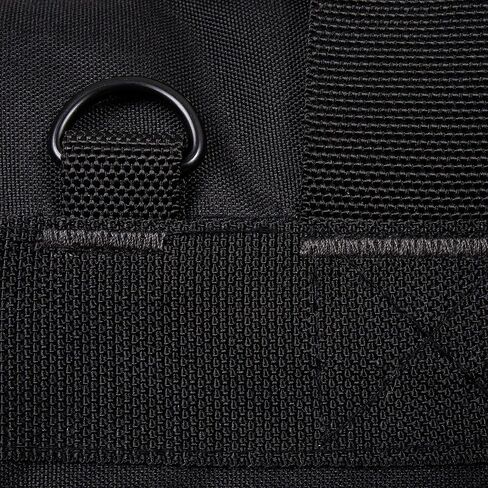 K-Cliffs Tactical Range Duffel Heavy Duty Large Gear Duffle Durable Quality Travel Sports Gym Equipment Bag Military Molle with Lockable Zippers with US Flag Patch 33 Inch Black in Saudi Arabia