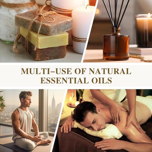 زيت عطري من خشب الساج 3.38 أونصة سائلة - زيوت عطرية للعلاج العطري للناشرين في المنزل، زيوت معطرة من خشب الساج للتدليك، روائح صنع الشموع بالصابون - 100 مل in Kuwait