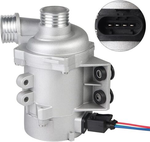 11517521584 Electric Engine Water Pump & Thermostat Fit for BMW 325i 325xi 328i 328xi 330i 330xi 525xi 528i 528xi 530i 530xi 525i x3 x5 z4 E91 E90 E81 2006-2012 11517546994 11517563183 in Kuwait