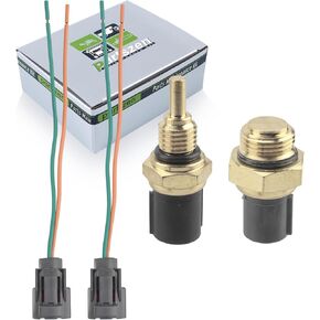 37760-P00-003 37870-PJ7-003 S2543 Coolant Fan Switch & Coolant Temperature Sensor & CONNECTORS for Acura CL MDX TL for Honda Accord Civic CR-V Odyssey Pilot for Isuzu Oasis 1992-2005