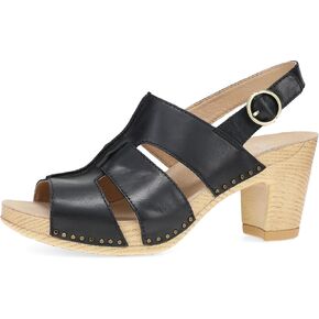 Dansko Tatiana Stylish Gladiator Sandal for Women - Luxe Leathers and a Heel for a Classy, All-Day Look - Cushioned Footbed for All-Day Comfort