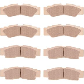Front & Rear Sintered Brake Pads Set for Yamaha YXZ 1000 R SS SE XTR 2016-2022, 4 sets Front and Rear Brake Pads