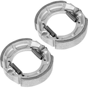 Front and Rear Brake Shoes Pads for Suzuki JR50 Mini Jr 50 1978-2006, JR50 Mini 1978-2006, Suzuki ALT50 1983-1984 / LT50 QuadRunner 1984-1987, Kawasaki KDX50 2003-2006