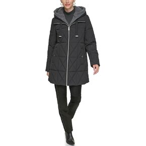 Andrew Marc Women's Water Resistant Insulated Puffer Jacket