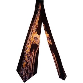 Steven Harris Men's Tenor Saxophone Neck Tie