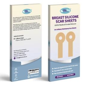 Breast Reduction Recovery Supplies After Surgery Needs - Silicone Scar Sheets for Surgical Scars from Breast Surgery - Breast Augmentation Must Haves Post Surgery- Comfortable Under Post Op Bra
