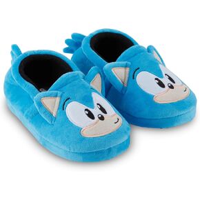 Sonic The Hedgehog Boys Slippers - Sonic Cozy Comfort Slip on Aline Slippers - Sonic, Tails, Knuckles and Shadow Slippers