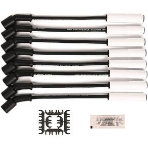 RLP Spark Plug Wire Set Accel 9059C Extreme 9000 Ceramic Boot Compatible with GM 4.8/5.3/6.0/6.2L