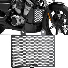 For Nightster RH975 Nightster 975 2024 2023 2022 Motorcycle Accessories CNC Aluminum Engine Cooling Protection Radiator Grille Guard Grille Guard Protector Compatible (A)