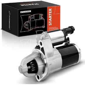 A-Premium Starter Motor Compatible with Honda Accord 2003-2005, Element 2003-2006 L4 2.4L Manual Transmission, 12V 1.7KW 9 Teeth Clockwise, Replace# 06312-RAA-505,31200-RAA-A01
