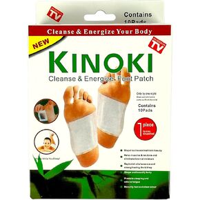 Kinoki Foot Pads for Your Health Care – 10 Premium Natural Foot Patches – Adhesive Foot Pads for Foot Pain Relief – Eliminator Unpleasant Odors of Feet – Stick on Foot Pads