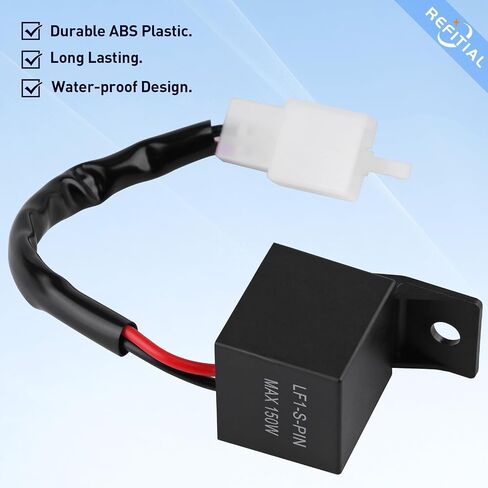 2-Pin Electronic LED Flasher Fit Honda Compatible with Honda, Kawasaki, Suzuki, Yamaha Turn Signal Bulbs Hyper Flash（2 Pack） in Saudi Arabia