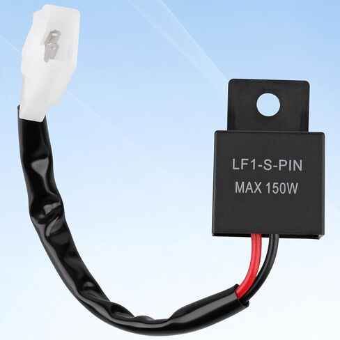 2-Pin Electronic LED Flasher Fit Honda Compatible with Honda, Kawasaki, Suzuki, Yamaha Turn Signal Bulbs Hyper Flash（2 Pack） in Saudi Arabia