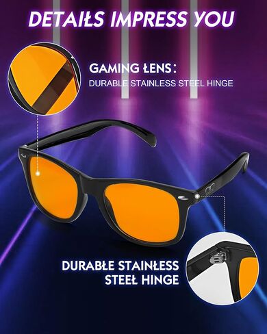 Blue Light Blocking Glasses Gaming- Filtering Computer Gaming Screen/TV/Phone UV Blue Ray in Saudi Arabia