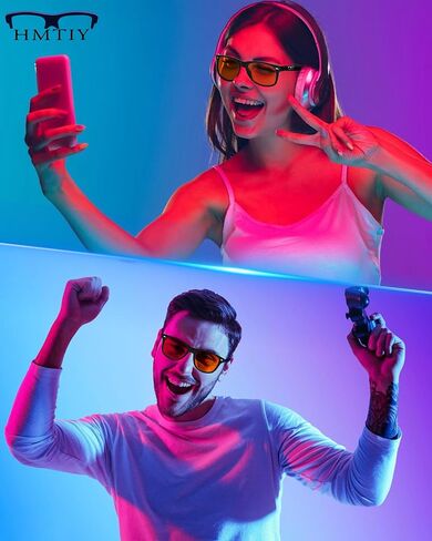 Blue Light Blocking Glasses Gaming- Filtering Computer Gaming Screen/TV/Phone UV Blue Ray in Saudi Arabia