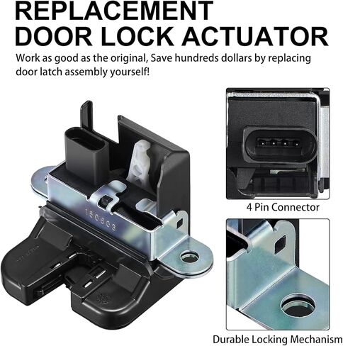 Trunk Latch Actuator Replacement for 2009-2014 Volkswagen Jetta, 2009-2017 Tiguan, 2017-2018 Tiguan Limited Tailgate Trunk Lid Latch Lock Actuator Motor in Saudi Arabia