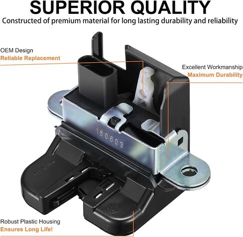 Trunk Latch Actuator Replacement for 2009-2014 Volkswagen Jetta, 2009-2017 Tiguan, 2017-2018 Tiguan Limited Tailgate Trunk Lid Latch Lock Actuator Motor in Saudi Arabia