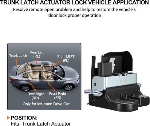 Trunk Latch Actuator Replacement for 2009-2014 Volkswagen Jetta, 2009-2017 Tiguan, 2017-2018 Tiguan Limited Tailgate Trunk Lid Latch Lock Actuator Motor in Saudi Arabia