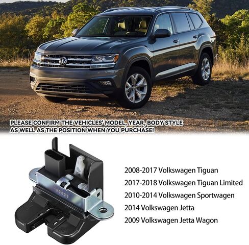 Trunk Latch Actuator Replacement for 2009-2014 Volkswagen Jetta, 2009-2017 Tiguan, 2017-2018 Tiguan Limited Tailgate Trunk Lid Latch Lock Actuator Motor in Saudi Arabia