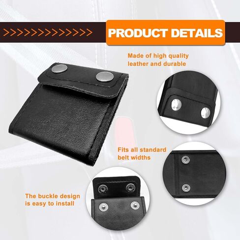 عبوتان من قطعتين من واقي مشبك القفل التلقائي المريح للبالغين والأطفال، أغطية حزام أمان مريحة، أسود in Kuwait