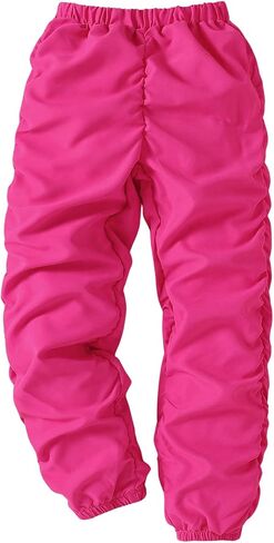 Floerns Girl's Ruched Workout Sportswear Elastic Waisted Loose Jogger Pants in Saudi Arabia