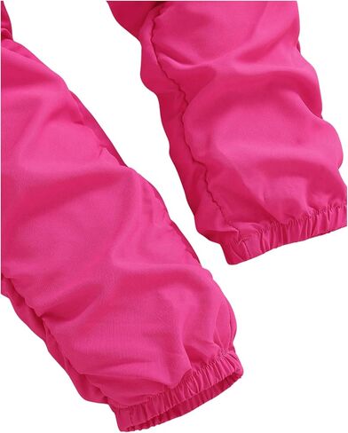Floerns Girl's Ruched Workout Sportswear Elastic Waisted Loose Jogger Pants in Saudi Arabia