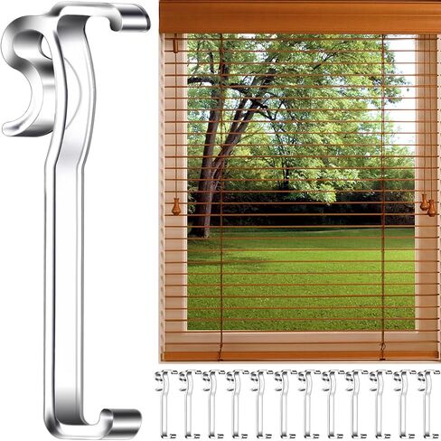 Valance Clips for Blinds, 3 Inch Valance Clips, Clear Plastic Valance Clips, Hidden Valance Clips for Horizontal Blind Valance (12 PCS) in Saudi Arabia