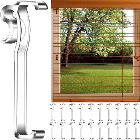 Valance Clips for Blinds, 3 Inch Valance Clips, Clear Plastic Valance Clips, Hidden Valance Clips for Horizontal Blind Valance (12 PCS) in Saudi Arabia