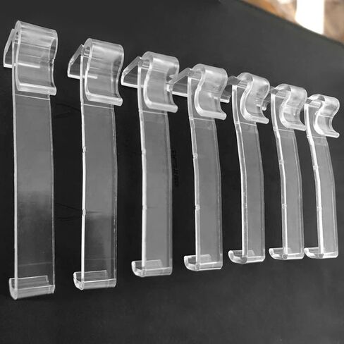 Valance Clips for Blinds, 3 Inch Valance Clips, Clear Plastic Valance Clips, Hidden Valance Clips for Horizontal Blind Valance (12 PCS) in Saudi Arabia