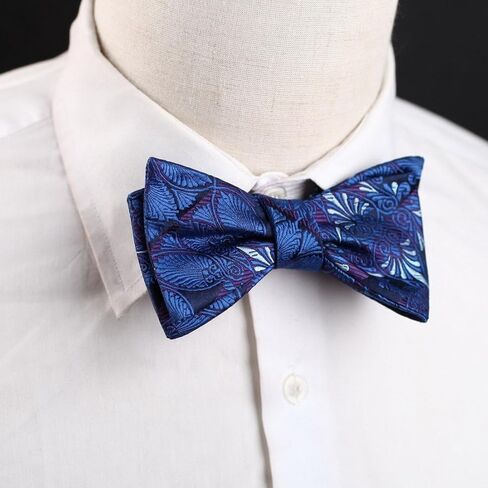 دان سميث ربطة عنق حريرية للرجال من دان سميث، ربطة عنق ذاتية، باللون الأزرق، DBA7B06G، أزرق، نيلي، أزرق منتصف الليل in Kuwait