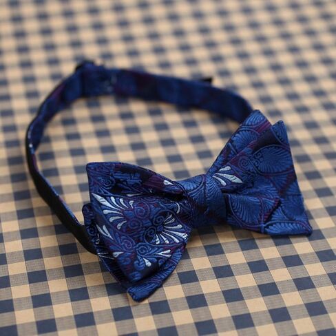 دان سميث ربطة عنق حريرية للرجال من دان سميث، ربطة عنق ذاتية، باللون الأزرق، DBA7B06G، أزرق، نيلي، أزرق منتصف الليل in Kuwait