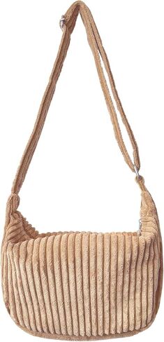 Ulisty Women Small Corduroy Hobo Bag Wide Strap Crossbody Bag Shoulder Bag Casual Handbag Daily Bag in Saudi Arabia