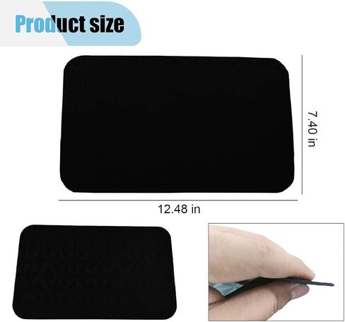 Car Center Console Pad, Comfort Auto Leather Armrest Cover, Soft Car Armrest Storage Box Mat, Universal Car Interior Protection Accessories for Car SUV Truck (Black) in Saudi Arabia