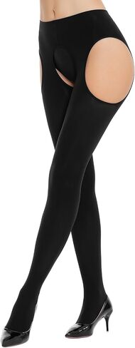 Suspender Stockings for Women Suspender Pantyhose Garter Belt Tights Sexy Control Top High Stockings in Saudi Arabia