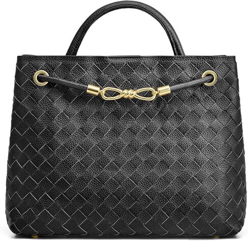 حقيبة كاتي المنسوجة للنساء وحقائب اليد وحقائب الكتف من الجلد المحبب للعمل أثناء السفر in Kuwait