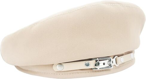 Aivtalk Women Artist Beret Solid Color French Beret Classic Cotton Cap with Metal Decorative Buckle in Saudi Arabia
