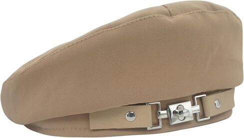 Aivtalk Women Artist Beret Solid Color French Beret Classic Cotton Cap with Metal Decorative Buckle in Saudi Arabia