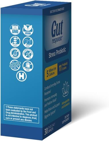 Sleep Probiotic for Men & Women, Slows Down Digestive Aging, Supports Sleep and Recovery, Promotes Healthy Gut, Vegan, Gluten Free & Soy Free, 3 Billion CFU, 30 Caplets in Saudi Arabia