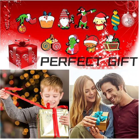 Shoe Charms for Christmas Gift,Cute Decoration Charms for Shoes Wristband,Shoe Charms for Sneakers Party Favors,Shoes Accessories Charms for Clog Sandals,Lovely Shoe Charm in Saudi Arabia